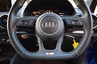 USED 2017 07 AUDI S3 2.0 S3 TFSI QUATTRO BLACK EDITION 4d 306 BHP DIGITAL DASH / ARA BLUE PAINT!