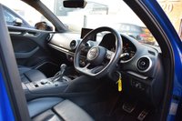 USED 2017 07 AUDI S3 2.0 S3 TFSI QUATTRO BLACK EDITION 4d 306 BHP DIGITAL DASH / ARA BLUE PAINT!
