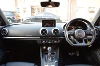USED 2017 07 AUDI S3 2.0 S3 TFSI QUATTRO BLACK EDITION 4d 306 BHP DIGITAL DASH / ARA BLUE PAINT!