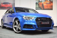 USED 2017 07 AUDI S3 2.0 S3 TFSI QUATTRO BLACK EDITION 4d 306 BHP DIGITAL DASH / ARA BLUE PAINT!
