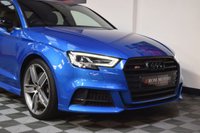 USED 2017 07 AUDI S3 2.0 S3 TFSI QUATTRO BLACK EDITION 4d 306 BHP DIGITAL DASH / ARA BLUE PAINT!