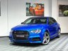 USED 2017 07 AUDI S3 2.0 S3 TFSI QUATTRO BLACK EDITION 4d 306 BHP DIGITAL DASH / ARA BLUE PAINT!