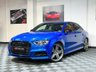 USED 2017 07 AUDI S3 2.0 S3 TFSI QUATTRO BLACK EDITION 4d 306 BHP DIGITAL DASH / ARA BLUE PAINT!
