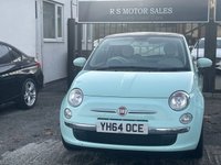 USED 2014 64 FIAT 500 1.2 LOUNGE 3d 69 BHP &pound;35 ROAD TAX 65MPG