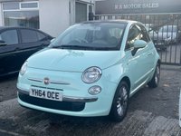 USED 2014 64 FIAT 500 1.2 LOUNGE 3d 69 BHP &pound;35 ROAD TAX 65MPG