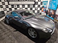 USED 2006 06 ASTON MARTIN VANTAGE 4.3 V8 3d 380 BHP STUNNING EXAMPLE IN METEORITE DARK SILVER WITH BURGUNDY LEATHER. FULL SERVICE HISTORY FROM NEW. 1 YEARS MOT