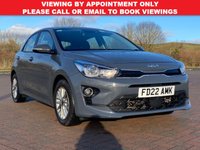 USED 2022 22 KIA RIO 1.0 2 5d 99 BHP 1 OWNER/WARRANTY TO 2029/EURO 6