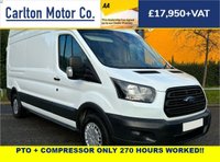 USED 2017 17 FORD TRANSIT 2.0 350 L3 H3 [ Mobile Workshop + PTO Compressor ] P/V 168 BHP  Under Body PTO Compressor and Generator