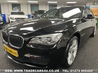 USED 2013 13 BMW 730d M SPORT DIESEL 8 SPEED AUTO  UK DELIVERY FLAT FEE &pound;175 (SUBJECT TO DEAL) *OVER 100 IMAGES ON OUR WEBSITE*BESPOKE FINANCE ARRANGED*PART EXCHANGE WELCOME*ALL VEHICLES HPI CLEAR