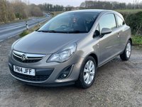 USED 2014 14 VAUXHALL CORSA 1.0 EXCITE ECOFLEX 3d 64 BHP LOW INSURANCE RATING, 65MPG