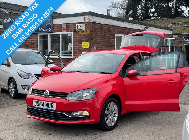 2014 64 VOLKSWAGEN POLO 1.4 SE TDI BLUEMOTION 5d 74 BHP FREE ROAD TAX!!!!!! 1.4TDI, DAB Radio