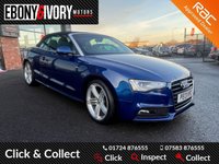 USED 2013 13 AUDI A5 2.0 TDI S LINE SPECIAL EDITION 2d 175 BHP 2 OWNERS, FULL MAIN DEALER HISTORY, FRESH SERVICE + 12M MOT WITHIN THE SALE