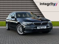 USED 2017 17 BMW 5 SERIES 2.0 520D SE TOURING 5d 188 BHP PROFESSIONAL NAVIGATION  - BLUETOOTH HANDSFREE - DAB RADIO - POWER TAILGATE - FRONT AND REAR SENSOR - HEATED FRONT SEATS - FINELINE WOOD TRIM