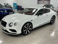 USED 2017 17 BENTLEY CONTINENTAL 4.0 GT V8 S MDS 2d 521 BHP MULLINER & 7 BENTLEY SERVICES JUST SERVICED - OUR DIRECTORS CAR