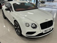 USED 2017 17 BENTLEY CONTINENTAL 4.0 GT V8 S MDS 2d 521 BHP MULLINER & 7 BENTLEY SERVICES JUST SERVICED - OUR DIRECTORS CAR
