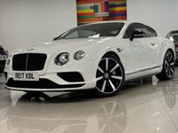 USED 2017 17 BENTLEY CONTINENTAL 4.0 GT V8 S MDS 2d 521 BHP MULLINER & 7 BENTLEY SERVICES JUST SERVICED - OUR DIRECTORS CAR