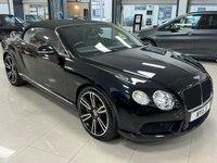 USED 2014 63 BENTLEY CONTINENTAL 4.0 GTC V8 2d 500 BHP FULL BENTLEY SERVICE HISTORY + NAIM + MASSAGE + ADAPTIVE!!