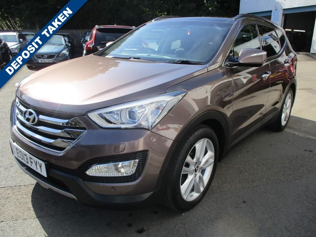 USED 2013 13 HYUNDAI SANTA FE 2.2 PREMIUM SE CRDI 5d 194 BHP PAN ROOF + SAT NAV