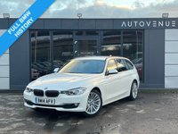USED 2014 14 BMW 3 SERIES 2.0 320D LUXURY TOURING 5d 181 BHP FULL BMW HISTORY + LED XENON + PRO NAV + HEATED SEATS + FRONT & REAR SENSORS + DAB + CRUISE CONTROL