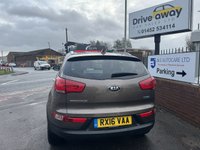 USED 2016 16 KIA SPORTAGE 1.7 CRDI 3 SAT NAV ISG 5d 114 BHP JUST SERVICED 2 KEYS
