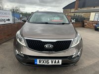 USED 2016 16 KIA SPORTAGE 1.7 CRDI 3 SAT NAV ISG 5d 114 BHP JUST SERVICED 2 KEYS