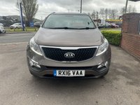 USED 2016 16 KIA SPORTAGE 1.7 CRDI 3 SAT NAV ISG 5d 114 BHP JUST SERVICED 2 KEYS