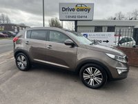 USED 2016 16 KIA SPORTAGE 1.7 CRDI 3 SAT NAV ISG 5d 114 BHP JUST SERVICED 2 KEYS