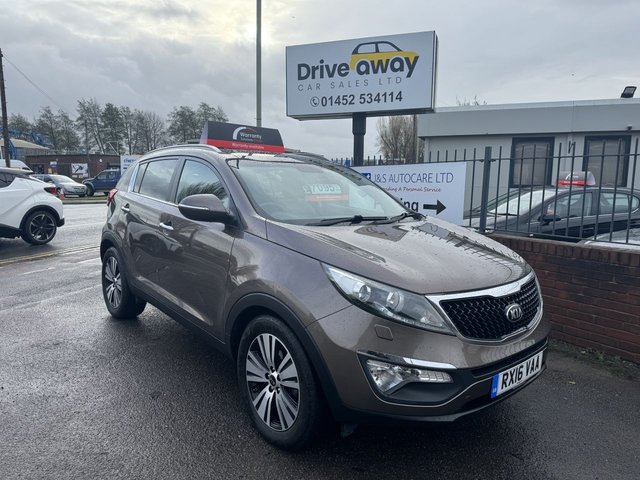 2016 16 Kia Sportage 1.7 CRDI 3 SAT NAV ISG 5d 114 BHP