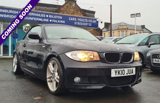 2010 10 BMW 1 SERIES 2.0 118I M SPORT 2d 141 BHP FULL LEATHER TRIM +  FRONT AND REAR PARKING AID +  18" ALLOYS +  CRUISE CONTROL +  AUX +  FRONT HEATED SEATS +  START STOP +  DUAL CLIMATE CONTROL +  SERVICE RECORD +