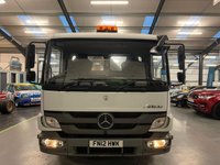 USED 2012 12 MERCEDES ATEGO 4.3L 816 0d 156 BHP Fassi F50 Crane,  Alloy Body