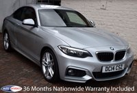 USED 2014 14 BMW 2 SERIES 220i M-SPORT COUPE 6-SPEED 181 BHP Bluetooth / Rear Spoiler / DAB