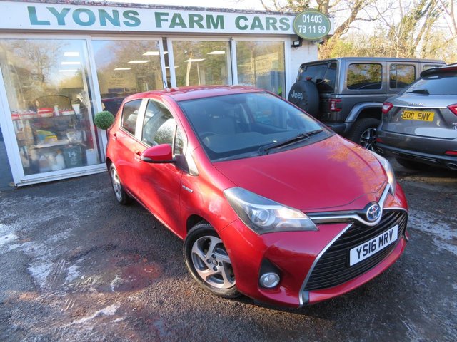 2016 16 Toyota Yaris 1.5 VVT-I ICON M-DRIVE S 5d 73 BHP AUTOMATIC