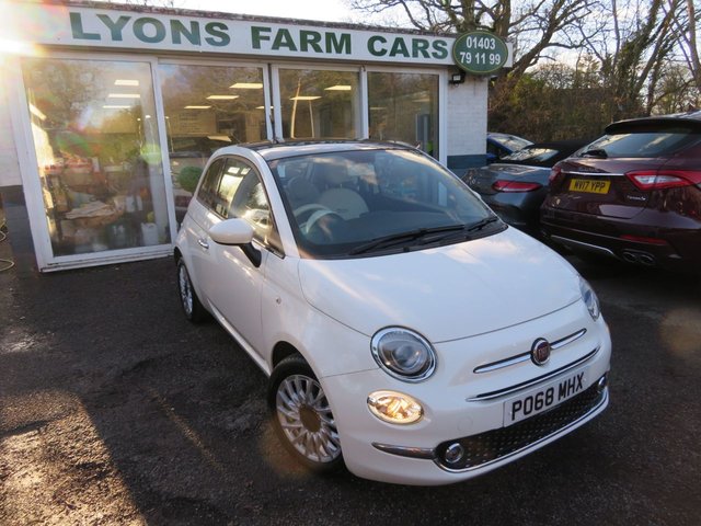 2018 68 Fiat 500 1.2 LOUNGE 3d 69 BHP NEW SHAPE