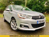 USED 2015 64 CITROEN C4 1.6 THP EXCLUSIVE ETG6 5d AUTO 154 BHP SUPPLIED BY US NEW //1 RETIRED DR OWNER //ONLY 24,000 MILES //TOP SPECIFICATION//1/2 LEATHER HEATED SEATS//ELECTRIC FOLDING MIRRORS//FRONT/REAR PARKING SENSORS EXCLUSIVE ETG6 5d AUTO 154 BHP SUPPLIED BY US NEW //1 RETIRED DR OWNER //ONLY 24,000 MILES //TOP SPECIFICATION//1/2 LEATHER HEATED SEATS//ELECTRIC FOLDING MIRRORS//FRONT/REAR PARKING SENSORS