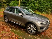 USED 2015 15 VOLKSWAGEN TOUAREG 3.0 V6 R-LINE TDI BLUEMOTION TECHNOLOGY 5d AUTO 259 BHP//ULEZ COMPLIANT EURO6//1 PRIVATE OWNER FROM NEW//FULL  HEATED LEATHER UPHOLSTREY//PANORAMIC GLASS ROOF//SANAV/ Detachable Tow Bar R-LINE TDI BLUEMOTION TECHNOLOGY 5d AUTO 259 BHP//ULEZ COMPLIANT EURO6//1 PRIVATE OWNER FROM NEW// FULL   HEATED LEATHER UPHOLSTREY//PANORAMIC GLASS ROOF//SANAV/ Detachable Tow Bar