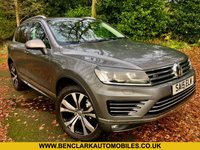 USED 2015 15 VOLKSWAGEN TOUAREG 3.0 V6 R-LINE TDI BLUEMOTION TECHNOLOGY 5d AUTO 259 BHP//ULEZ COMPLIANT EURO6//1 PRIVATE OWNER FROM NEW//FULL  HEATED LEATHER UPHOLSTREY//PANORAMIC GLASS ROOF//SANAV/ Detachable Tow Bar R-LINE TDI BLUEMOTION TECHNOLOGY 5d AUTO 259 BHP//ULEZ COMPLIANT EURO6//1 PRIVATE OWNER FROM NEW// FULL   HEATED LEATHER UPHOLSTREY//PANORAMIC GLASS ROOF//SANAV/ Detachable Tow Bar