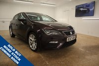 USED 2018 67 SEAT LEON 1.4 TSI FR TECHNOLOGY 5d 124 BHP GREAT SPORTY LOOKING HATCH WITH FANTASTIC SERVICE HISTORY, LOW MILES & 1 PREVIOUS OWNER