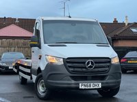 USED 2018 68 MERCEDES-BENZ SPRINTER 2.1 314 CDI 141 BHP BLUETOOTH PHONE +   DAB RADIO +   APPLE CARPLAY +   SIDE VIEW CAMERAS +   USB CONNECTION +   CAB LIGHT +   KEYLESS START    ESP SYSTEM +   16 inch alloy wheels +