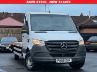USED 2018 68 MERCEDES-BENZ SPRINTER 2.1 314 CDI 141 BHP BLUETOOTH PHONE +   DAB RADIO +   APPLE CARPLAY +   SIDE VIEW CAMERAS +   USB CONNECTION +   CAB LIGHT +   KEYLESS START    ESP SYSTEM +   16 inch alloy wheels +