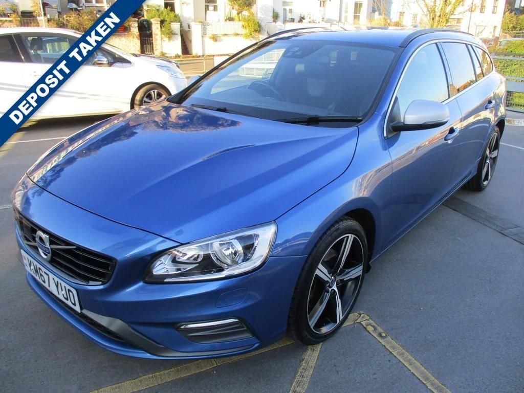 USED 2017 67 VOLVO V60 2.0 D3 R-DESIGN NAV 5d 148 BHP FULL SERVICE HISTORY