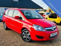 USED 2014 64 VAUXHALL ZAFIRA 1.8 EXCLUSIV 5d 120 BHP Superb Value 7 Seat Petrol with FSH - 7 services