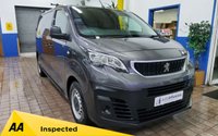 USED 2019 69 PEUGEOT EXPERT 2.0 BLUEHDI PROFESSIONAL L1 121 BHP 3 SEATS AIR CON MIRRORLINK PARKING SENSORS BULKHEAD PLYLINED ROOF RACKS 1 OWNER SERVICE HISTORY