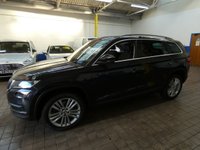 USED 2018 18 SKODA KODIAQ 2.0 SE L TDI SCR DSG 5d 188 BHP IMMACULATE EXAMPLE 4WD SAT NAV PART LEATHER HEATED SEATS PARKING SENSORS 1 OWNER 8 VW SERVICES TO 152K MILES JUNE 2023