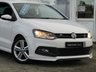 USED 2012 62 VOLKSWAGEN POLO 1.2 R LINE TSI 3d 104 BHP Finished in CANDY WHITE with contrasting Grey cloth seats. This Polo is still one of the best small cars you can buy. It is comfortable and has a spacious, plush interior. The 1.0 engine makes it nippy and a fun car to drive. Ideal 1st car or small family car. Features include, Cruise control, B/Tooth, DAB Radio, A/C, Alloys and much more. Serviced at 9475 miles, 19464 miles, 29644 miles, 35182 miles, 37675 miles, 40350 miles, 42984 miles, 45043 miles, and at 47079 miles.