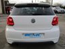 USED 2012 62 VOLKSWAGEN POLO 1.2 R LINE TSI 3d 104 BHP Finished in CANDY WHITE with contrasting Grey cloth seats. This Polo is still one of the best small cars you can buy. It is comfortable and has a spacious, plush interior. The 1.0 engine makes it nippy and a fun car to drive. Ideal 1st car or small family car. Features include, Cruise control, B/Tooth, DAB Radio, A/C, Alloys and much more. Serviced at 9475 miles, 19464 miles, 29644 miles, 35182 miles, 37675 miles, 40350 miles, 42984 miles, 45043 miles, and at 47079 miles.