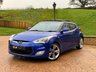 USED 2013 13 HYUNDAI VELOSTER 1.6 GDI SPORT 4d 138 BHP FSH TO INCLUDE 10 STAMPS-2 KEYS.