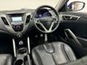USED 2013 13 HYUNDAI VELOSTER 1.6 GDI SPORT 4d 138 BHP FSH TO INCLUDE 10 STAMPS-2 KEYS.
