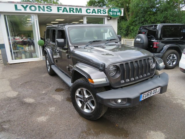 2019 69 Jeep Wrangler 2.0 SAHARA UNLIMITED 4d 269 BHP REMOVABLE HARD-TOP AUTOMATIC FOUR WHEEL DRIVE
