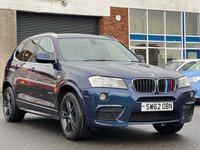 USED 2012 62 BMW X3 2.0 XDRIVE20D M SPORT 5d 181 BHP 1 PREVIOUS KEEPER +  FULL LEATHER INTERIOR +  AUTOMATIC +  FRONT HEATED SEATS +  BLUETOOTH PHONE +  FRONT AND REAR SENSORS +  19 INCH ALLOYS +  TRACTION CONTROL +  DRL +  CRUISE CONTROL +