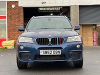 USED 2012 62 BMW X3 2.0 XDRIVE20D M SPORT 5d 181 BHP 1 PREVIOUS KEEPER +  FULL LEATHER INTERIOR +  AUTOMATIC +  FRONT HEATED SEATS +  BLUETOOTH PHONE +  FRONT AND REAR SENSORS +  19 INCH ALLOYS +  TRACTION CONTROL +  DRL +  CRUISE CONTROL +
